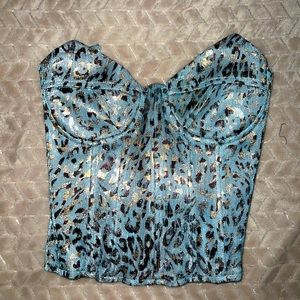 cheetah corset